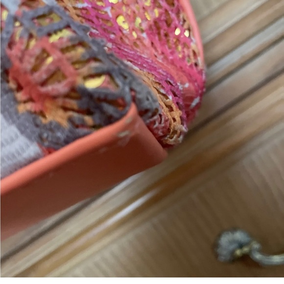 vera bradley Orange Shimmer Gold beach tote - Picture 4 of 7